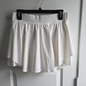 Lululemon Athletica White Tennis/paddleball Skirt Size 8 G133